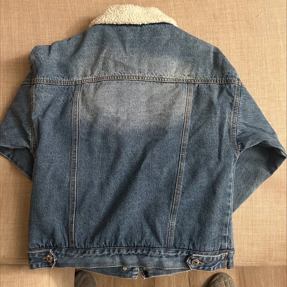 Shein womens trucker jacket oversized S